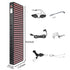 lukirch 1500 watt red infrared light therapy devices' size and included parts